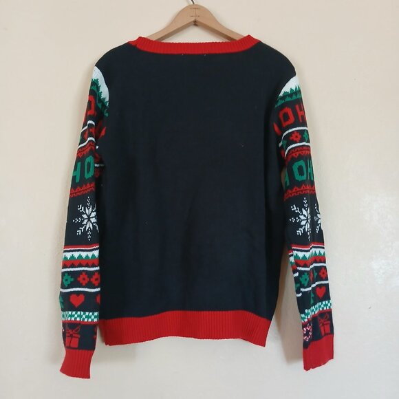 No Boundaries This is as Merry as it Gets Christmas Sweater Women's Juniors XXL - Picture 4 of 5